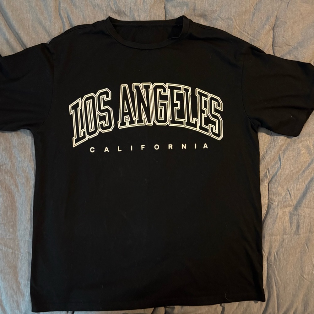 Black Los Angeles California T-Shirt